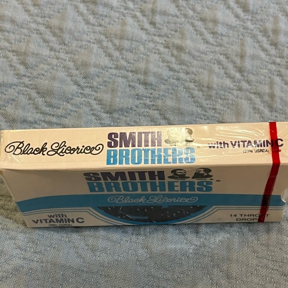 Smith Brothers Vintage Black Licorice Vitamin C Throat Drops Collector’s 14 Ct - Picture 3 of 6